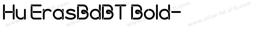 Hu ErasBdBT Bold字体转换